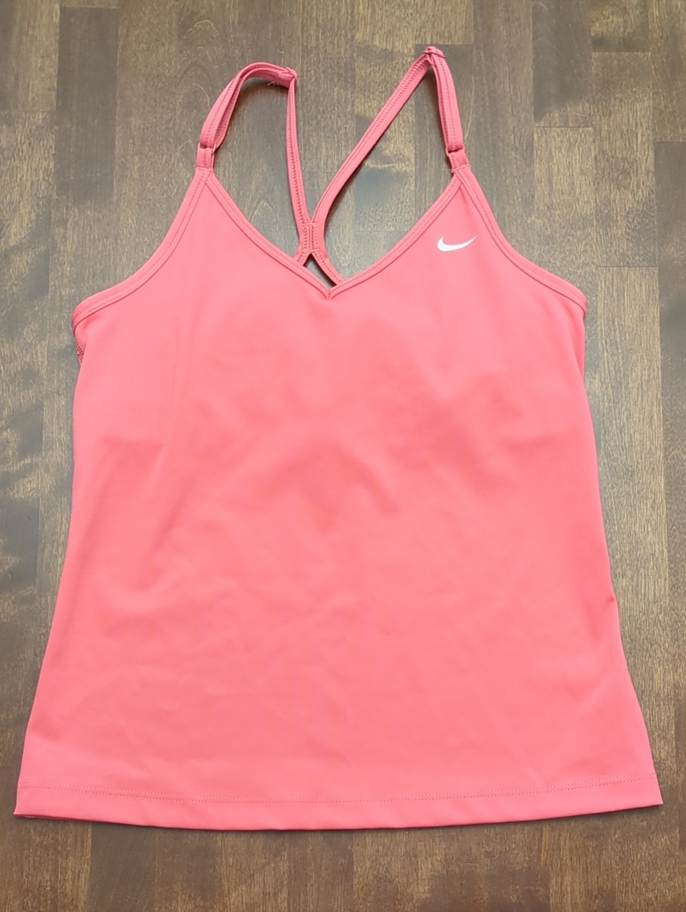 Nike Coral Pink Women's Strappy Athletic Tank